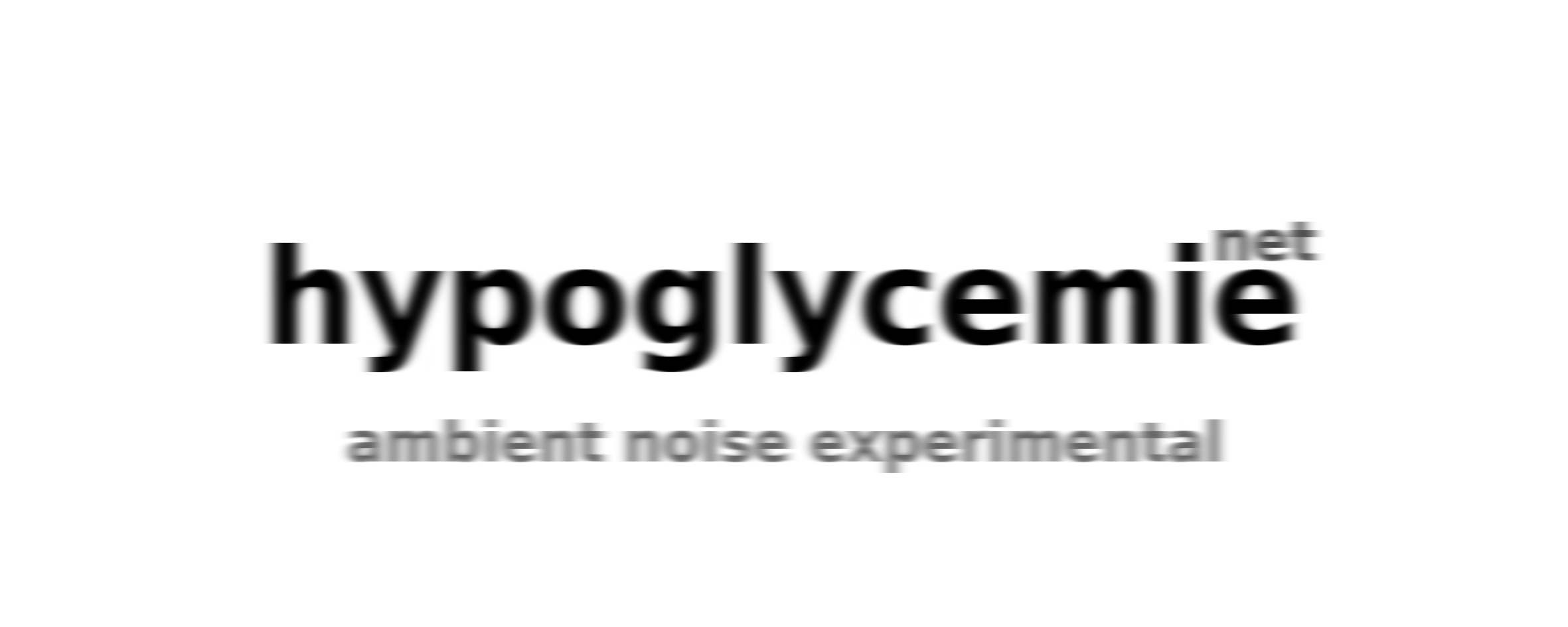 Hypoglycémie s'affiche